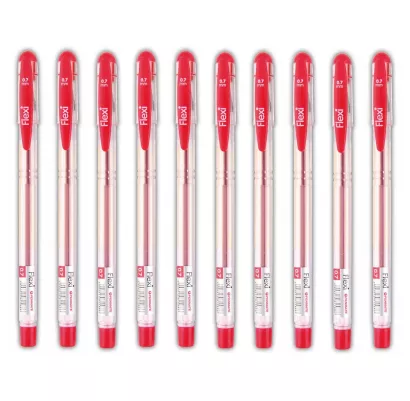 10x Długopis Flexi Penmate 0,7 Czerwony