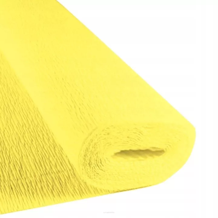 Krepina 50x250cm 180g jasna żółta