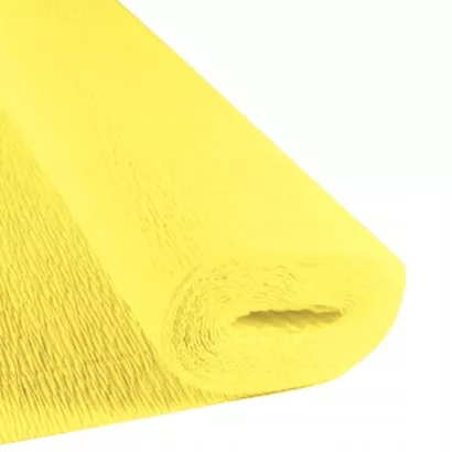 Krepina 50x250cm 180g jasna żółta