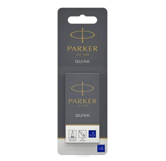 Naboje do Pióra Wiecznego Parker Quink Niebieskie Blister smartkleks.pl