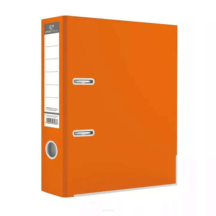 Segregator A4 50mm Pomarańczowy Interdruk  SmartKleks.pl