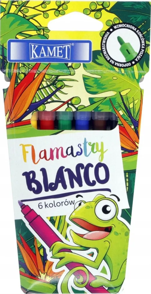 Flamastry Blanco 6 Kolorów Kamet  SmartKleks.pl