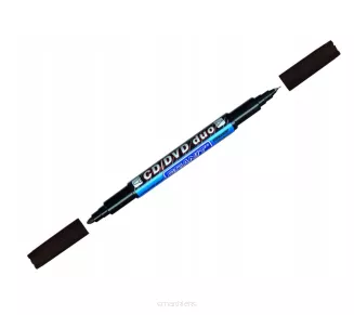 20x Marker Permanentny Dwustronny Granit Czarny smartkleks.pl