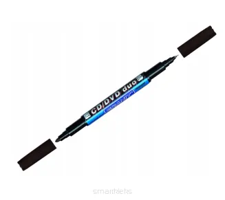 20x Marker Permanentny Dwustronny Granit Czarny smartkleks.pl