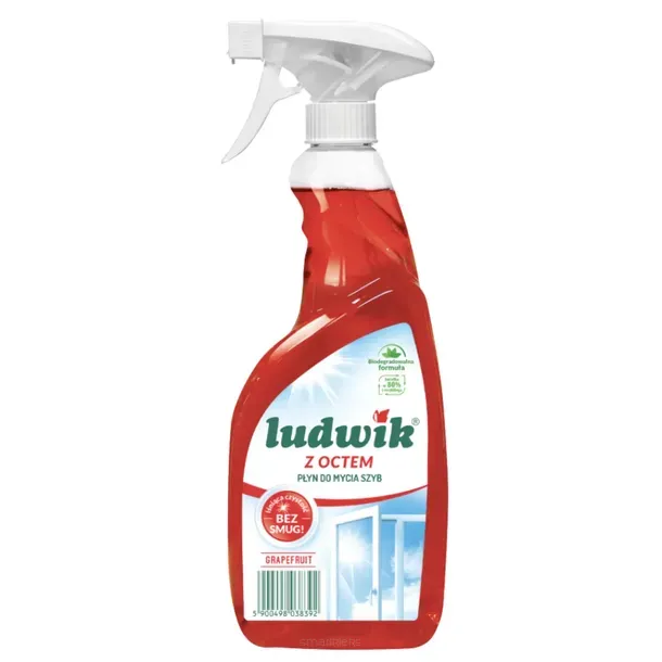 Ludwik płyn do mycia szyb z octem 600ml