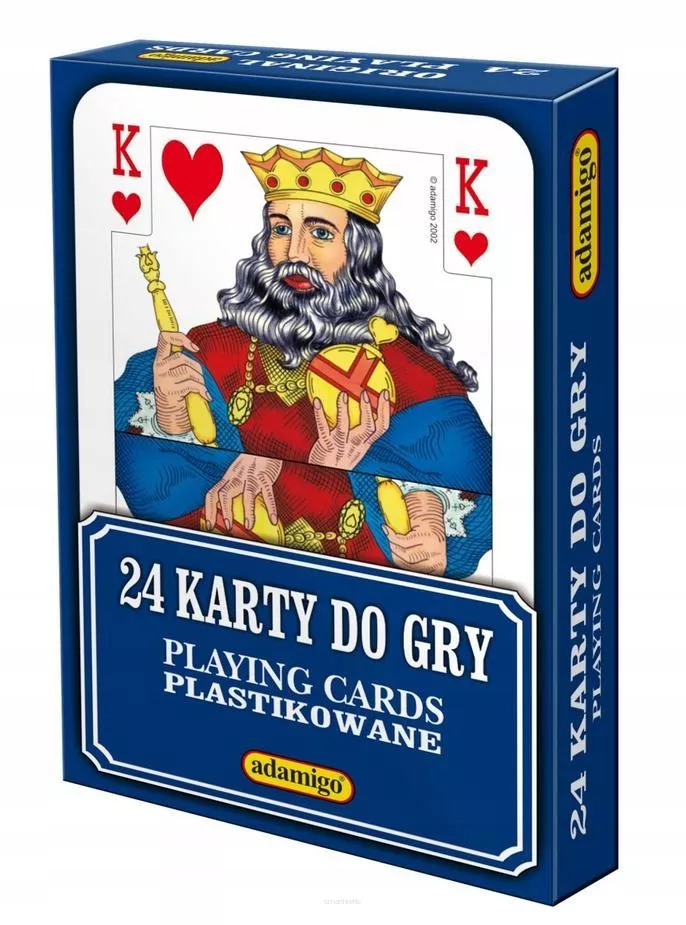 Karty Do Gry 24 Elementy Adamigo   SmartKleks.pl