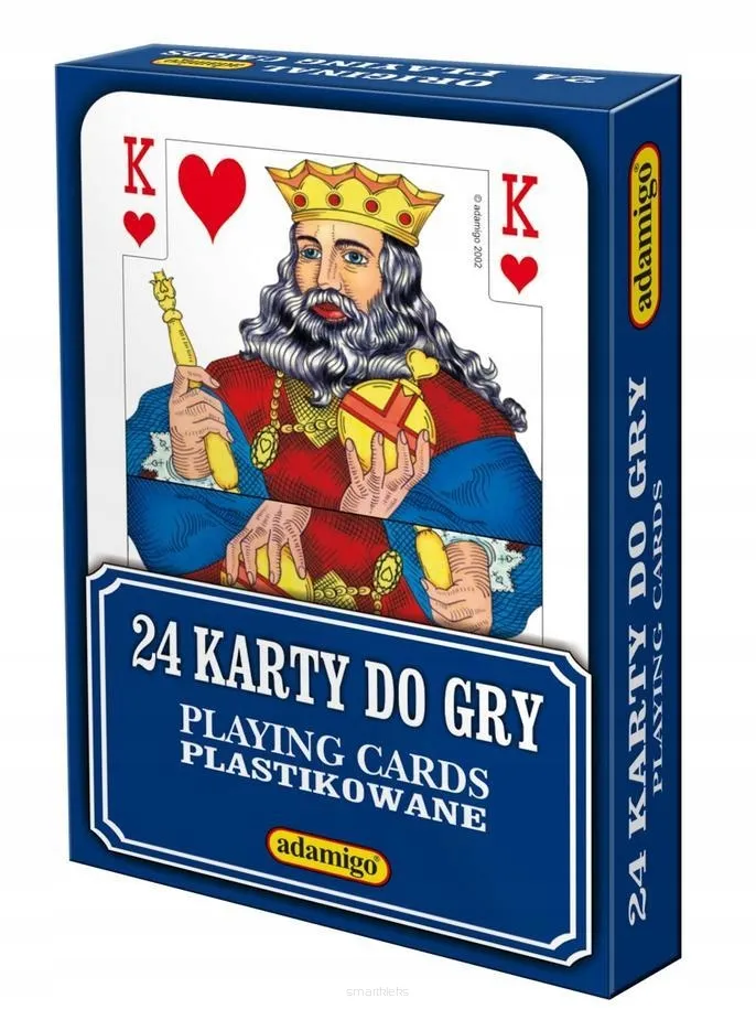 Karty Do Gry 24 Elementy Adamigo   SmartKleks.pl