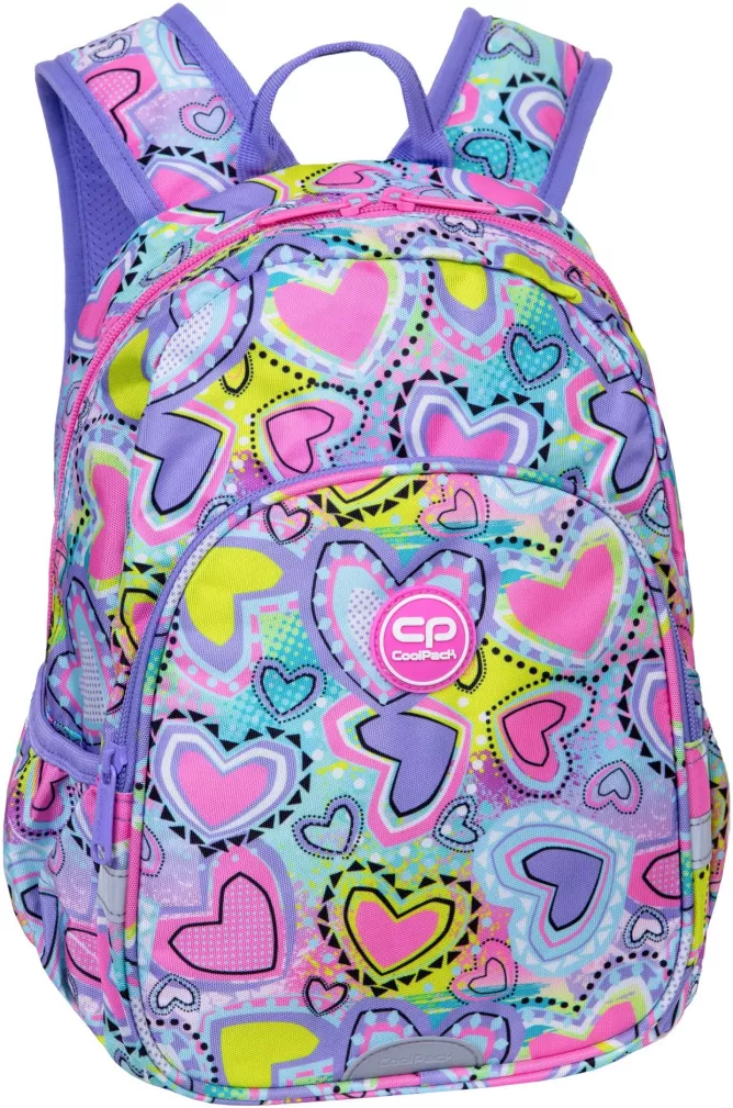 Plecak Przedszkolny Wycieczkowy CoolPack Toby Pastel Heart  SmartKleks.pl