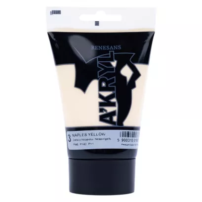 Farba Akrylowa Renesans 100ml 3 Żółta z Neapolu