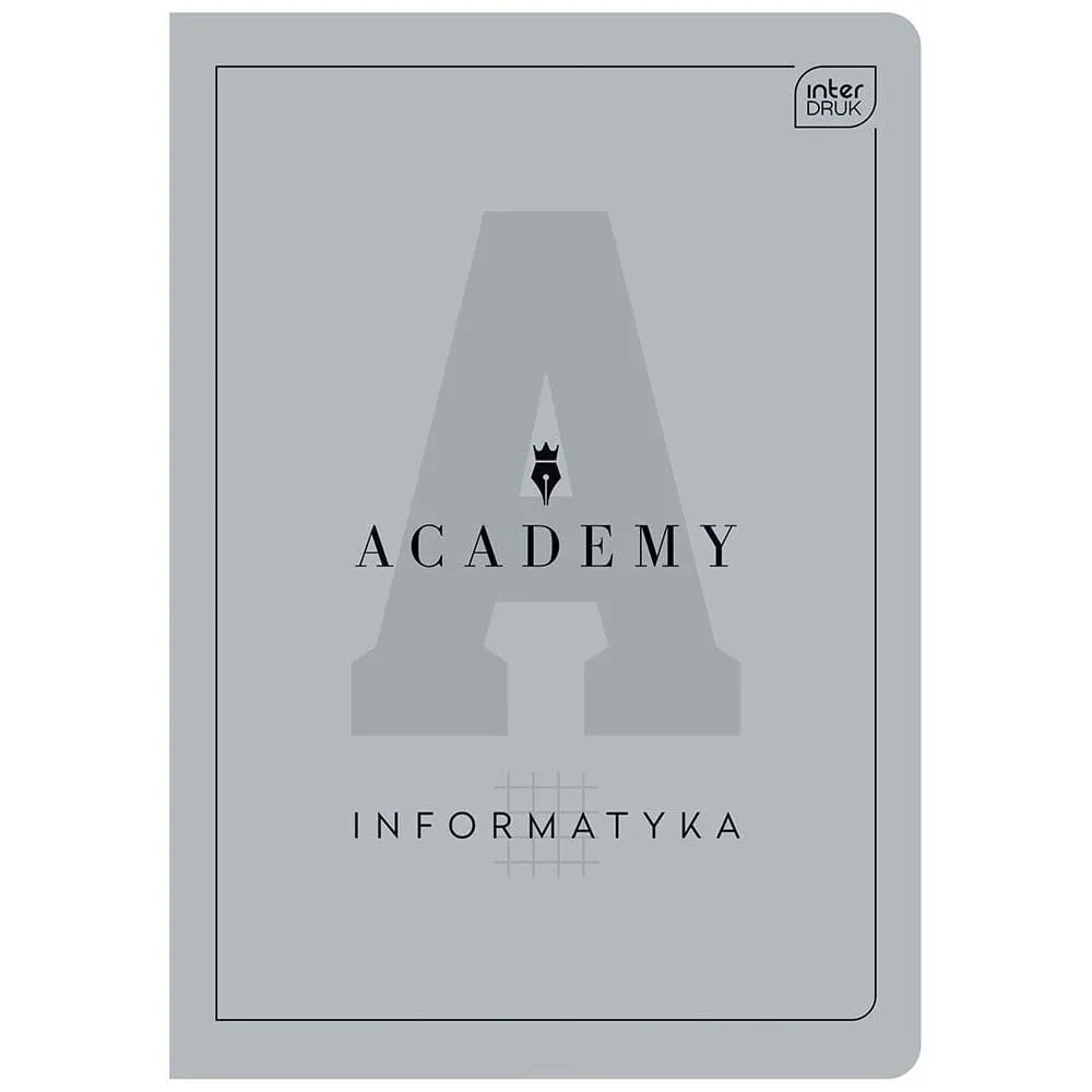 Zeszyt InterDruk A5 60k kratka 90g Informatyka Academy