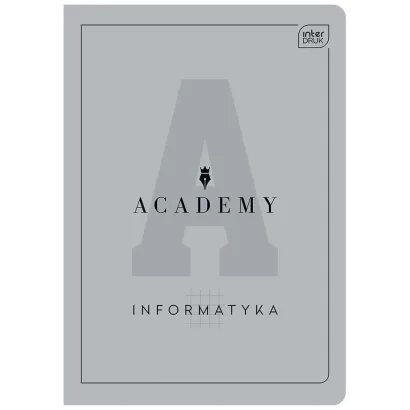 Zeszyt InterDruk A5 60k kratka 90g Informatyka Academy