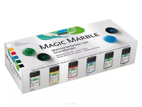 Kreul Farby marmurkowe Magic Marble BASIC 6x20ml