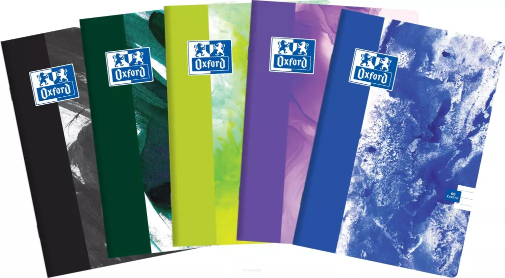 Zeszyt A5 Linia  60 Kartek Oxford Paint smartkleks.pl