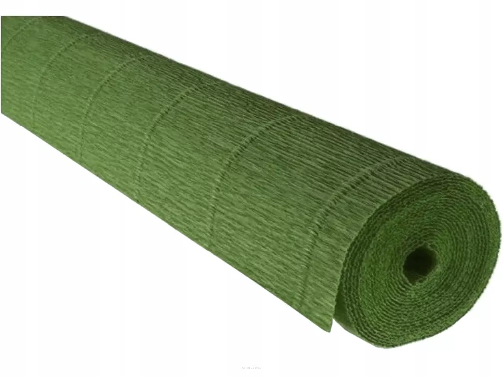 Krepina 50x250cm 180g ciemny zielona