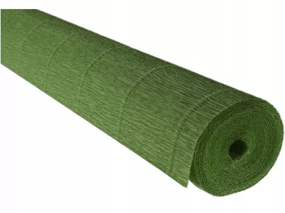 Krepina 50x250cm 180g ciemny zielony