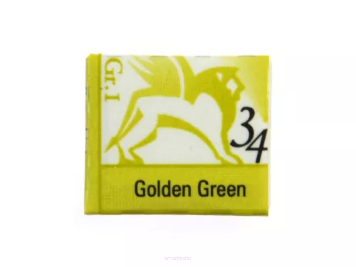 Akwarele w Półkostkach Renesans 34 Golden Green