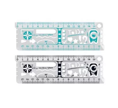 Linijka Geonotes Wielofunkcyjna 15 cm Maped