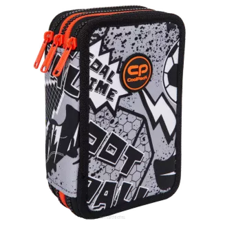 Plecak Szkolny JOY CoolPack Grey Ball z Wyposażonym Piórnikiem