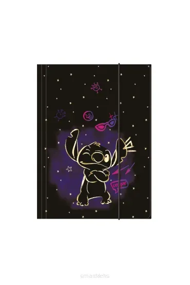 Patio Teczka A4 z gumką Disney Gold Stitch wzór 3