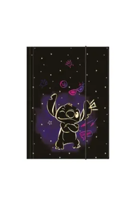 Patio Teczka A4 z gumką Disney Gold Stitch wzór 3