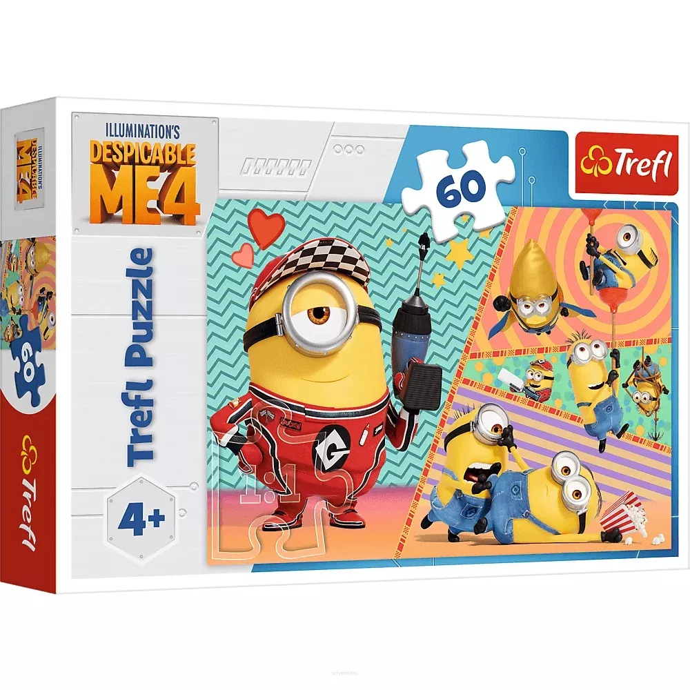 Puzzle Trefl 60 Elementów Wesołe Minionki smartkleks.pl