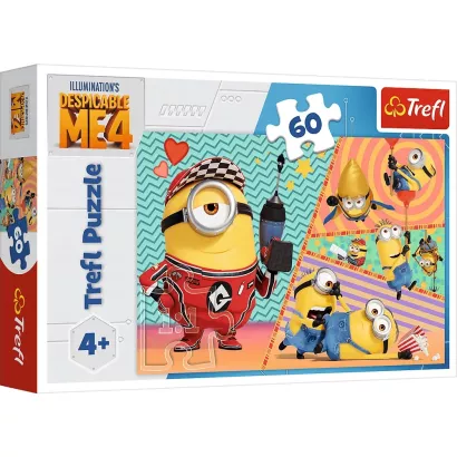 Puzzle Trefl 60 Elementów Wesołe Minionki