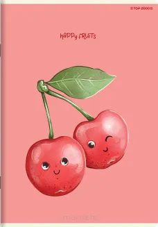 Zeszyt A5 16k. Kratka Happy Fruits smartkleks.pl