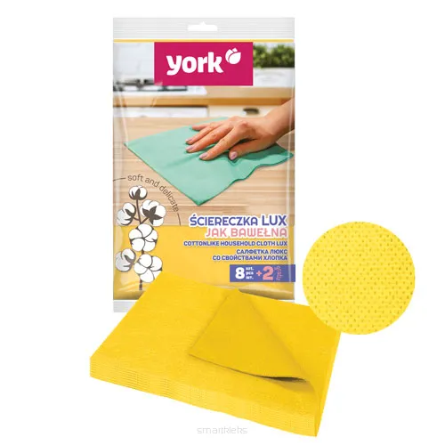 YORK ŚCIERKA LUX JAK BAWEŁNA 8+2