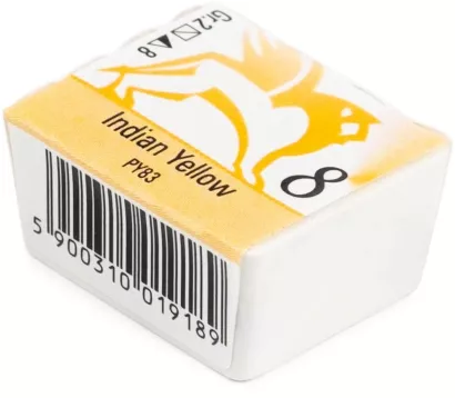 Akwarele w Półkostkach Renesans 8 Indian Yellow