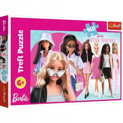 Puzzle Trefl 160 Elementów Barbie Better Together