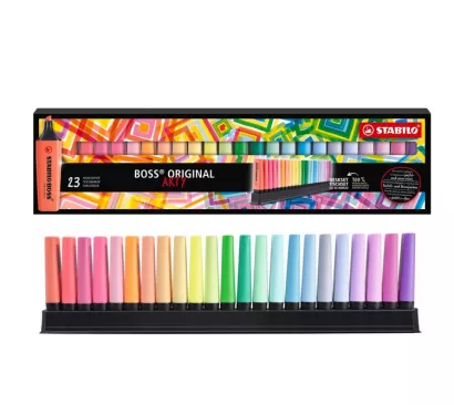 Zakreślacze Stabilo Boss Original Arty 23 kolory