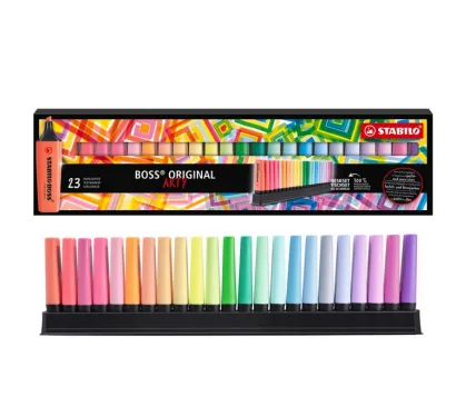 Zakreślacze Stabilo Boss Original Arty 23 kolory