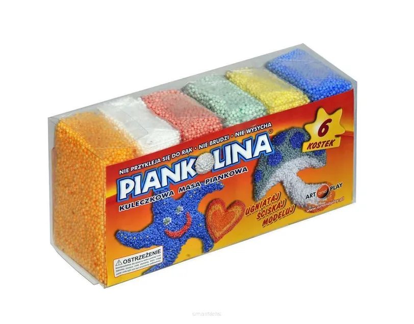 Piankolina 6 Kolorów Masa Kuleczkowa