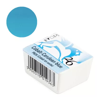 Akwarele w Półkostkach Renesans 26 Ceruleum