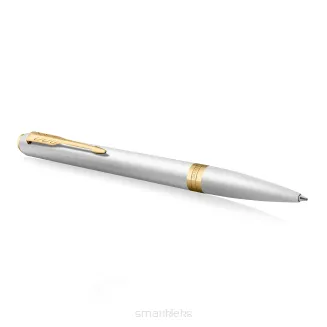 Parker Meridian Długopis Lakier chromowany ze złotymi wykończeniami Średnia końcówka  2231387