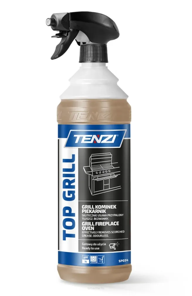 Płyn do czyszczenia przypaleń z grilli, piecyków i rusztów TENZI, Top Grill, 1l