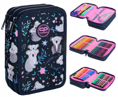 Piórnik Trójkomorowy CoolPack Wyposaże Jumper 3 Dreaming Koala