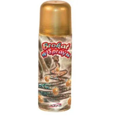 Brokat w spray Aliga 250 ml złoty