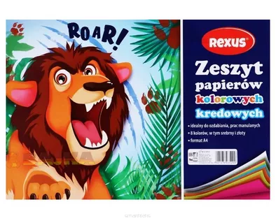 Zeszyt Papierów Kolorowych Kredowych A4