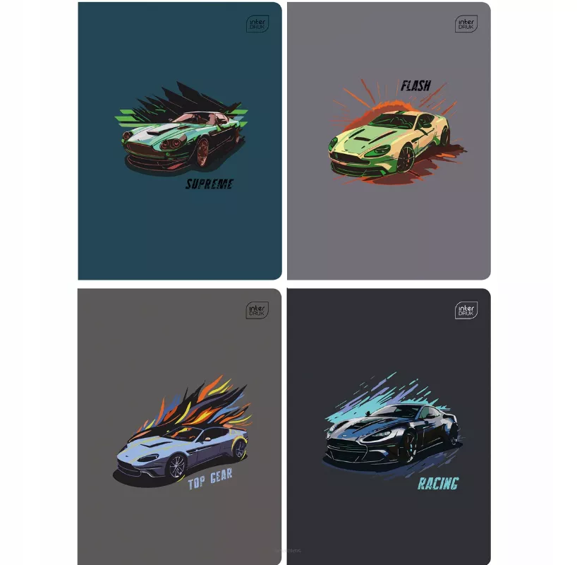 Zeszyt A5 Kolorowa Linia 16 KartekUV Speed Mix Interdruk smartkleks.pl