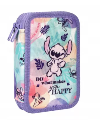 Piórnik Dwukomorowy Z Wyposażeniem Jumper 2 Stitch Pastel Cool Pack