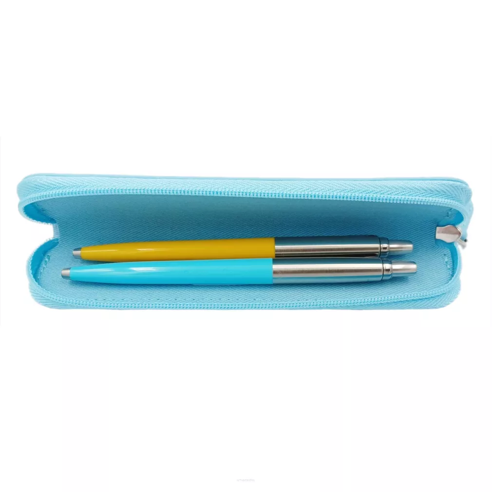 Zestaw Parker Jotter Błękitny i Żółty + Niebieskie Etui SmartKleks.pl