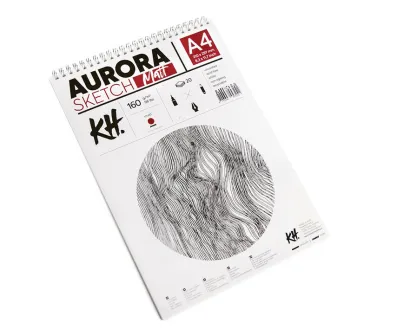 Szkicownik Aurora Mat Spirala A4 160g/m2