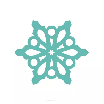 Dziurkacz Ozdobny Ażurowy Śnieżynka 3,7cm