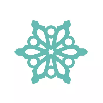 Dziurkacz Ozdobny Ażurowy Śnieżynka 3,7cm