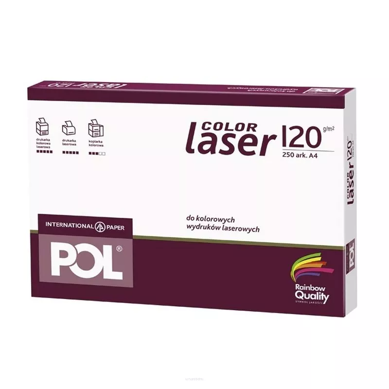 Papier ksero POLcolorlaser 120g A4 
