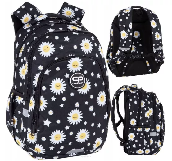 Coolpack, Plecak szkolny Prime Pro - Daisy Black