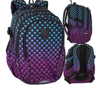 Plecak CoolPack Factor Dark Marshmallow Serca z Piórnikiem