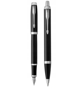 Parker Im Duo Zestaw Pióro Wieczne + Długopis Czarny