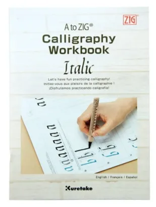 KURETAKE - ZESZYT ĆWICZEŃ DO KALIGRAFII ITALIC